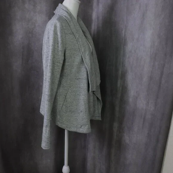 Anthropologie Jacket Womens Small Gray Saturday Sunday Lake Ridge Sweatshirt - Picture 6 of 13